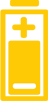 Ikona baterie žlutá