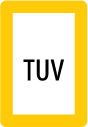 Ikona TUV žlutá
